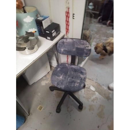 CHAISE DE BUREAU STYLE JEANS 