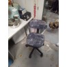 CHAISE DE BUREAU STYLE JEANS 