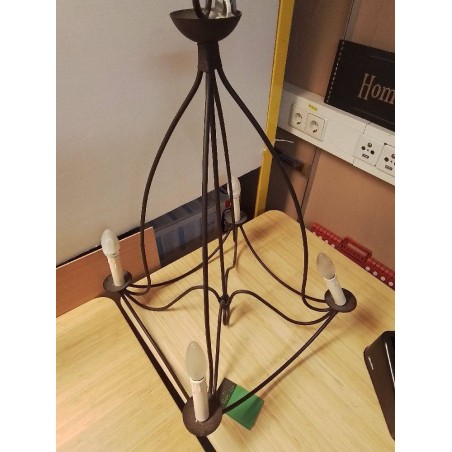 LUMINAIRE 4 FEUX METAL