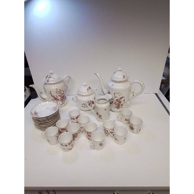 SERVICE A CAFE DECO FLORAL