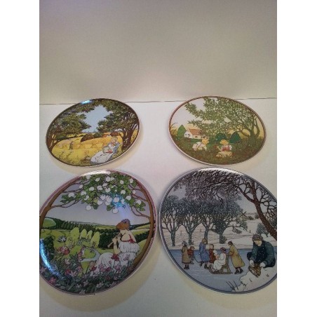 LOT D\'ASSIETTES 4 SAISONS HEINRICH VILLEROY ET BOCH 