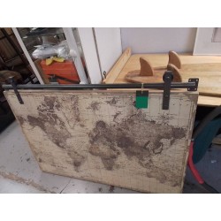 DÉCORATION CARTE MONDE 