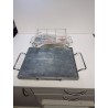 RECHAUD DE SERVICE METAL ET MARBRE
