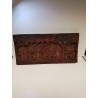 DÉCORATION MURALE BOIS SCULPTÉ 
