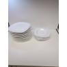 LOT D ASSIETTES BLANCHE BAVARIA 