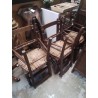 LOT 6 CHAISES ANCIENNE ASSISES OSIER