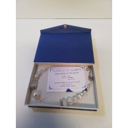 COLLIER PERLES AVEC CERTIFICAT 