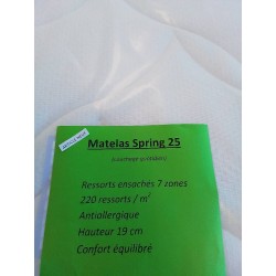 MATELAS SPRING25 140X200