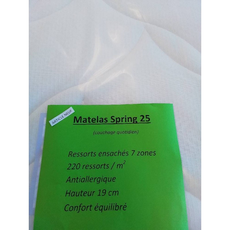 MATELAS SPRING25 140X200