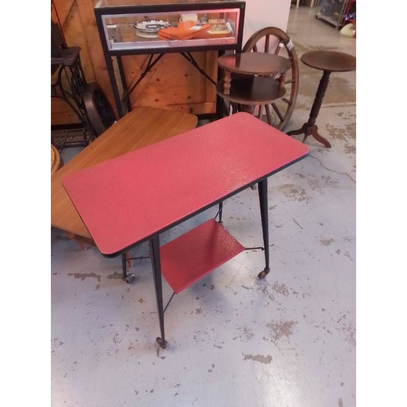 DESSERTE VINTAGE ROUGE 