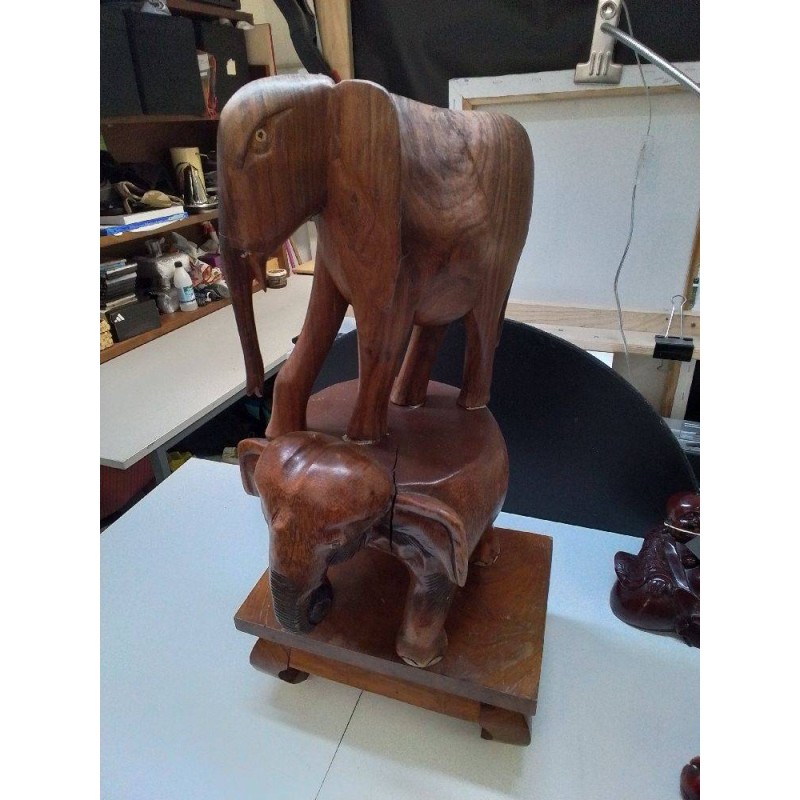 DÉCORATION ÉLÉPHANTS SUPERPOSÉS 
