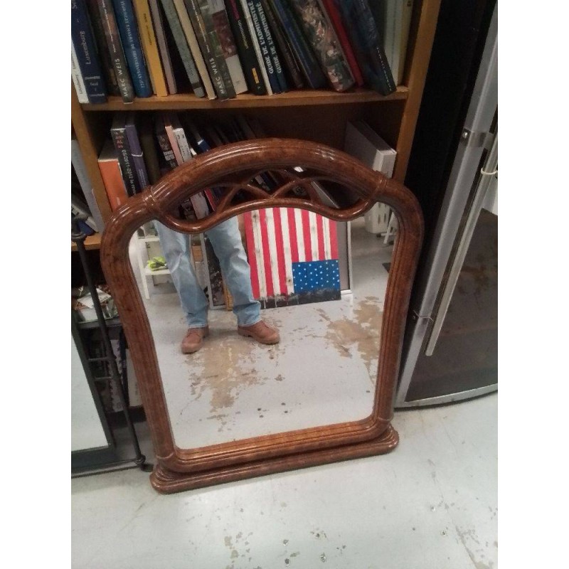 MIROIR BORD BOIS 