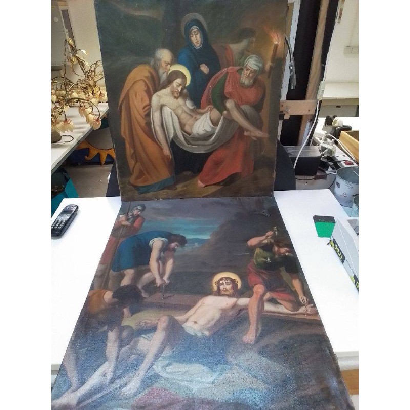 PEINTURE RELIGIEUSE ANCIENNE  L\'UNITÉ 
