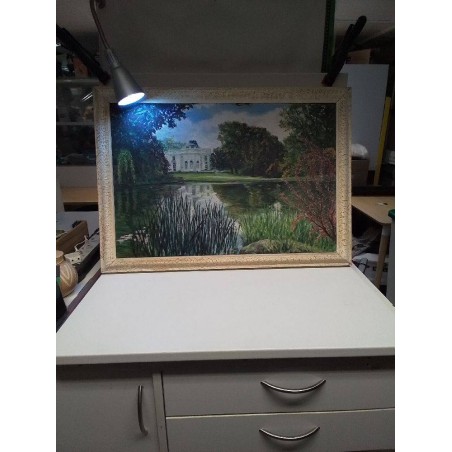 CADRE ETANG AU JARDIN SIGNÉE 