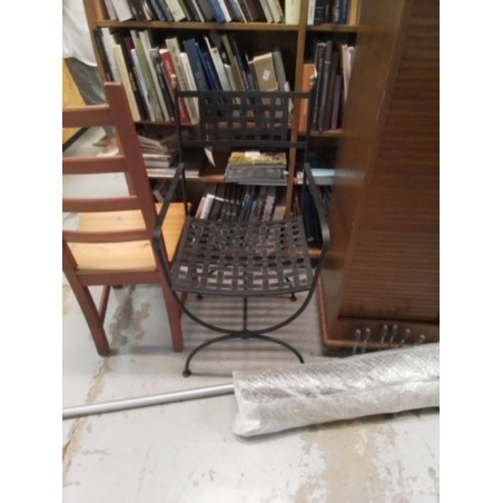 FAUTEUIL EN FER FORGÉ 
