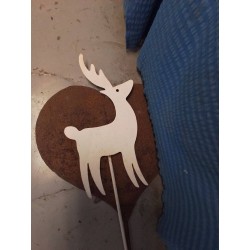 LOT ANIMAUX A PLANTER EN FER