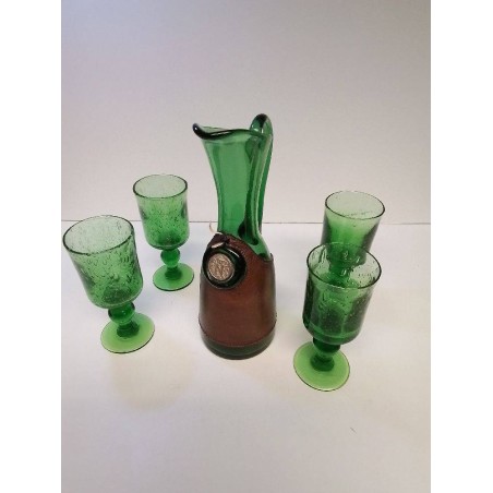 CARAFE + 4 VERRES MADE IN ITALY 