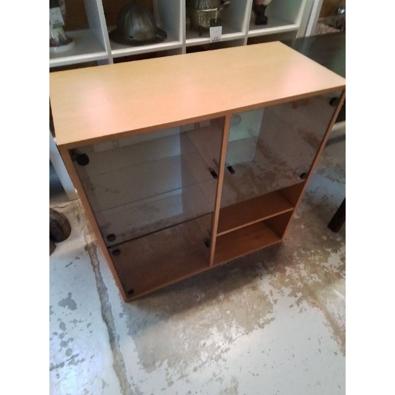 VITRINE BILLY 3 PORTES EN VERRE 