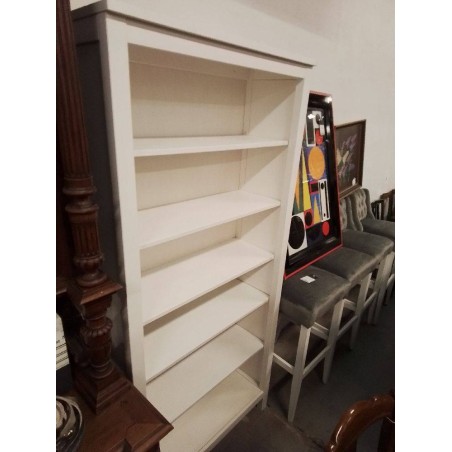 BIBLIOTHEQUE OUVERTE MODERNE BLANCHE 
