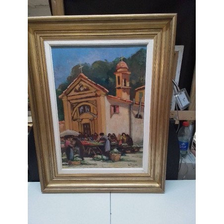 PEINTURE A L HUILE SIGNÉE JAYEZ