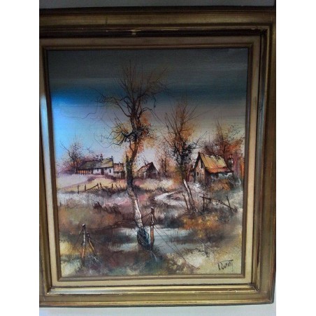 HUILE SUR TOILE SIGNÉE DUMONT 