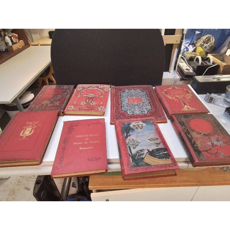 LIVRE DIVERS COUVERTURE ROUGE