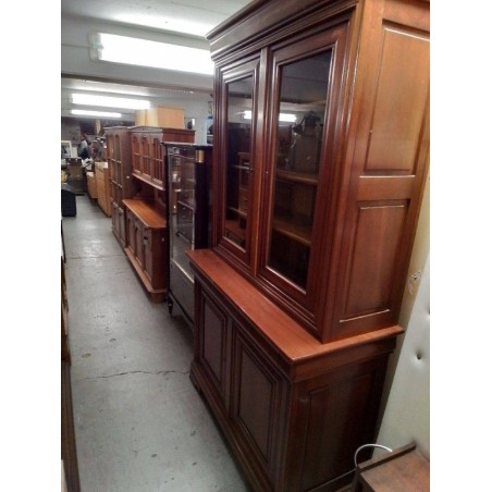 BUFFET 2 CORPS 4 PORTES ET 2 TIROIRS STYLE LOUIS PHILIPPE 