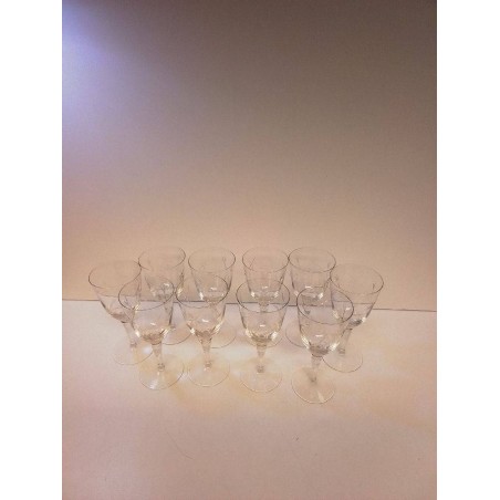 LOT DE VERRES CISELÉS 
