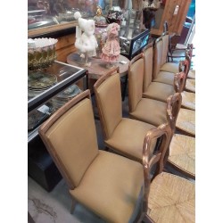 LOT DE 6 CHAISES VINTAGE 