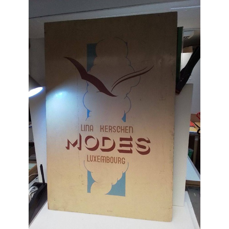 PANNEAU PUBLICITAIRE MODES LUXEMBOURG 