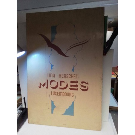 PANNEAU PUBLICITAIRE MODES LUXEMBOURG 