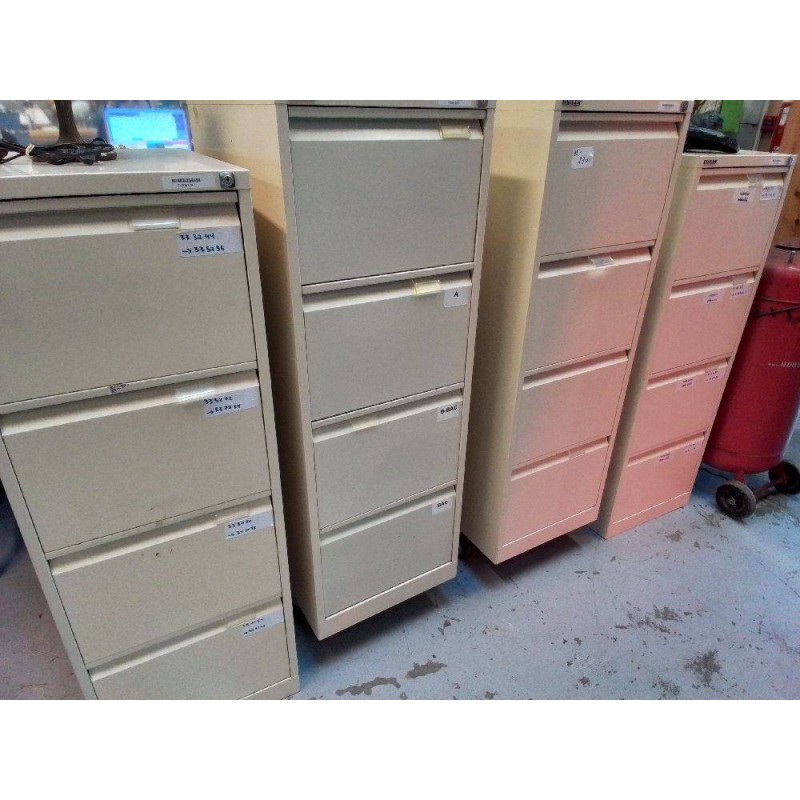 MEUBLE DE BUREAU METAL BISLEY  (PAS DE CLE)