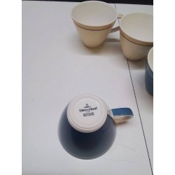 LOT DE 5 TASSES VILLEROY ET BOCH 