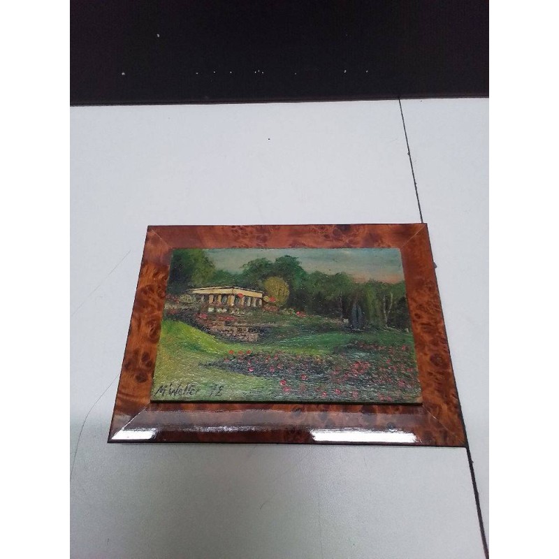CADRE MINIATURE SIGNÉE WELTER 