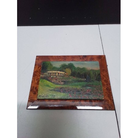 CADRE MINIATURE SIGNÉE WELTER 