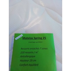 MATELAS SPRING25 160X200