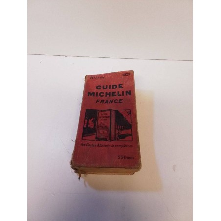 GUIDE MICHELIN FRANCE 1929