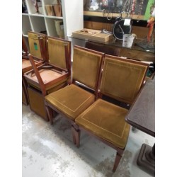 LOT DE 6 CHAISES STYLE EMPIRE 