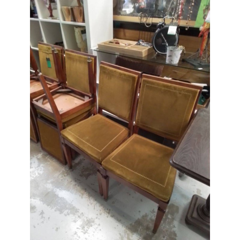 LOT DE 6 CHAISES STYLE EMPIRE 