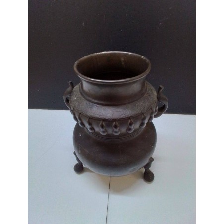 BRÛLE-PARFUM TRIPODE EN BRONZE CHINOIS