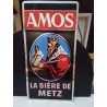 PLAQUE TOLE PUBLICITAIRE AMOS