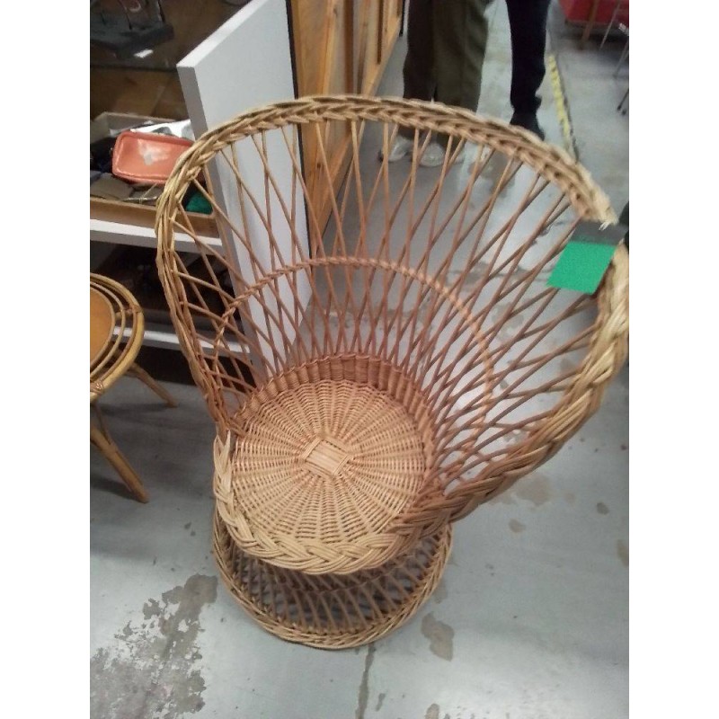 FAUTEUIL ROTIN 
