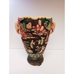 VASE ASIATIQUE EN RESINE 
