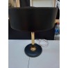 LAMPE A POSER  CUIR NOIR PIQUÉ 