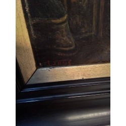 HUILE SUR TOILE SIGNEE LAMME 