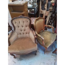 FAUTEUIL STYLE LOUIS XV