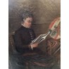 HUILE SUR TOILE SIGNEE LAMME 
