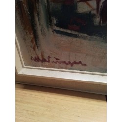 HUILE SUR TOILE CHATEAU DE CLERVAUX SIGNÉE MEDINGER 