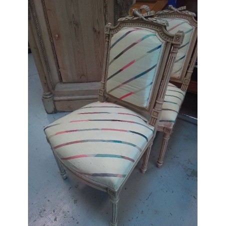 CHAISE LOUIS XVI A RESSORTS 