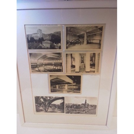 CADRE CARTE POSTALE BRASSERIE DIEKIRCH 